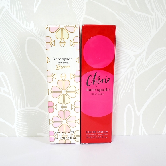 Kate Spade Bloom and Chérie Eau de  Travel Spray Set Of 2 - Picture 1 of 6